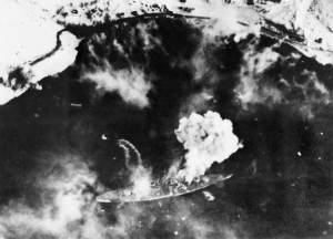 Tirpitz under angrep